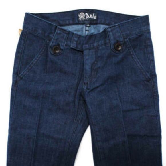 Anlo Mercer Denim Pacific Wide Leg Blue Jeans TR7010 Size 25 ~ Hippie Casual - Picture 3 of 8